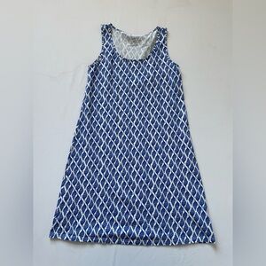 CALIDA Switzerland Organic Cotton Nightgown Blue & White XS